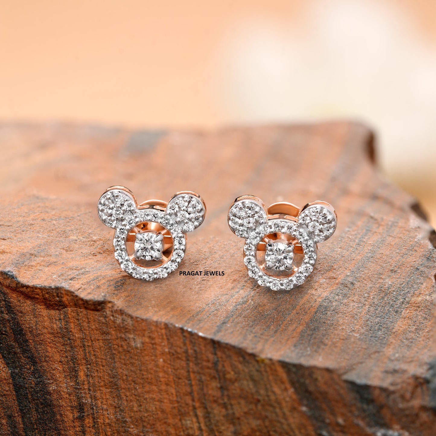 Rose Gold Earrings Rose Gold Earrings Rose Gold Wedding Earrings Rose Gold Bridal Jewelry Rose Gold Bridesmaid Jewelry