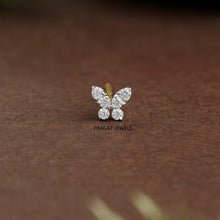 Butterfly Nosepin/Flutter Glow Nose Stud/Butterfly Spark Nosepin/NP1174