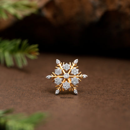 Diamond cocktail Nosepin for women Gift for The Percious One.NP1094