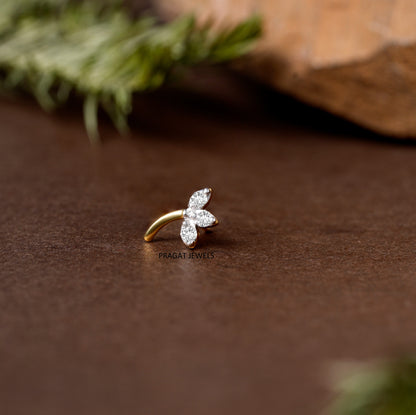 Blooming Spark Diamond Nosepin/Floral Whisper Diamond Nosepin/ NP0851