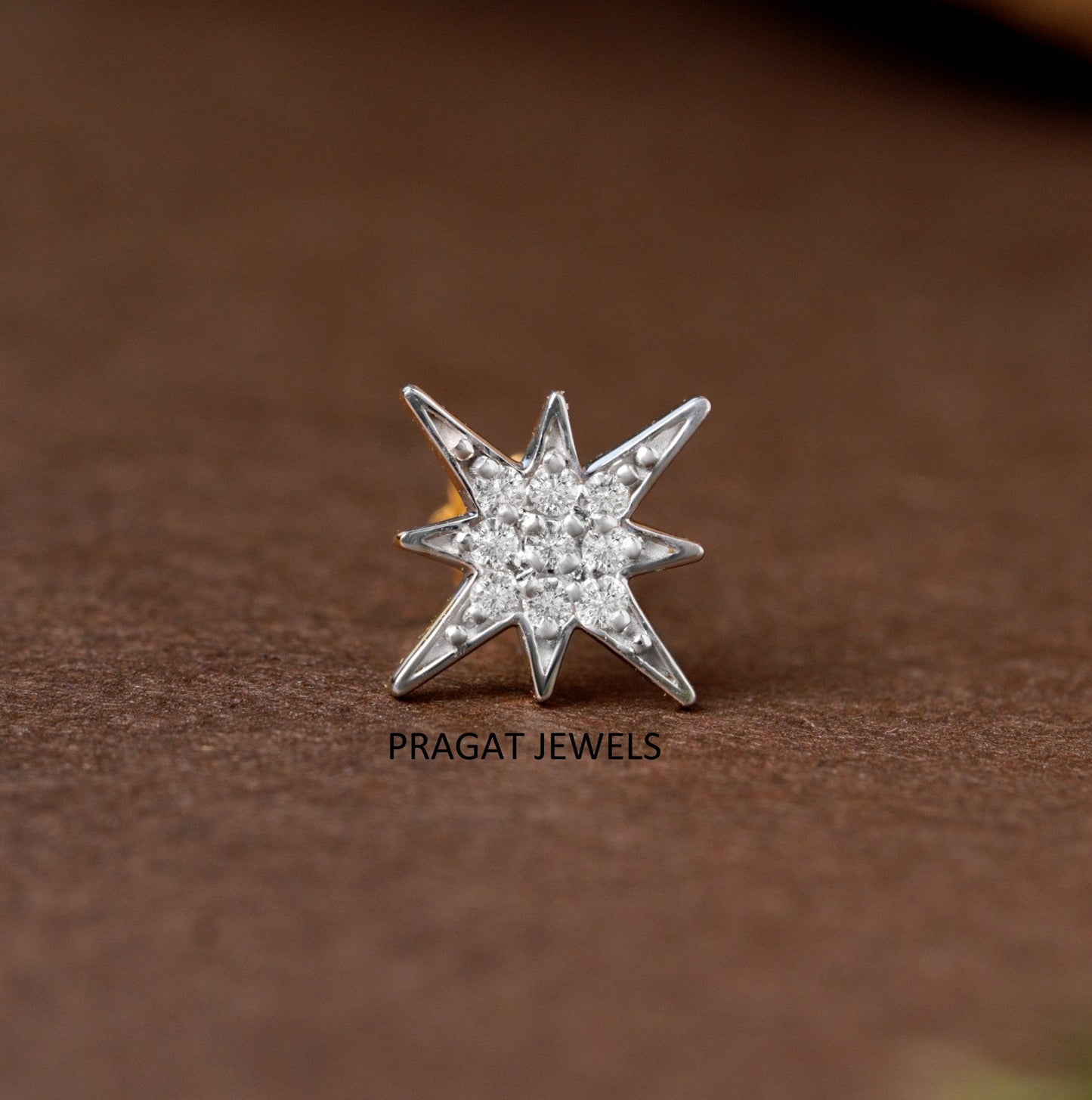 Starlight Spark Diamond Nosepin/Twinkling Star Diamond Nosepin/NP1239