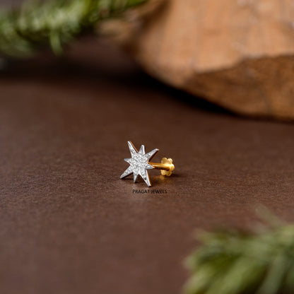 Starlight Spark Diamond Nosepin/Twinkling Star Diamond Nosepin/NP1239
