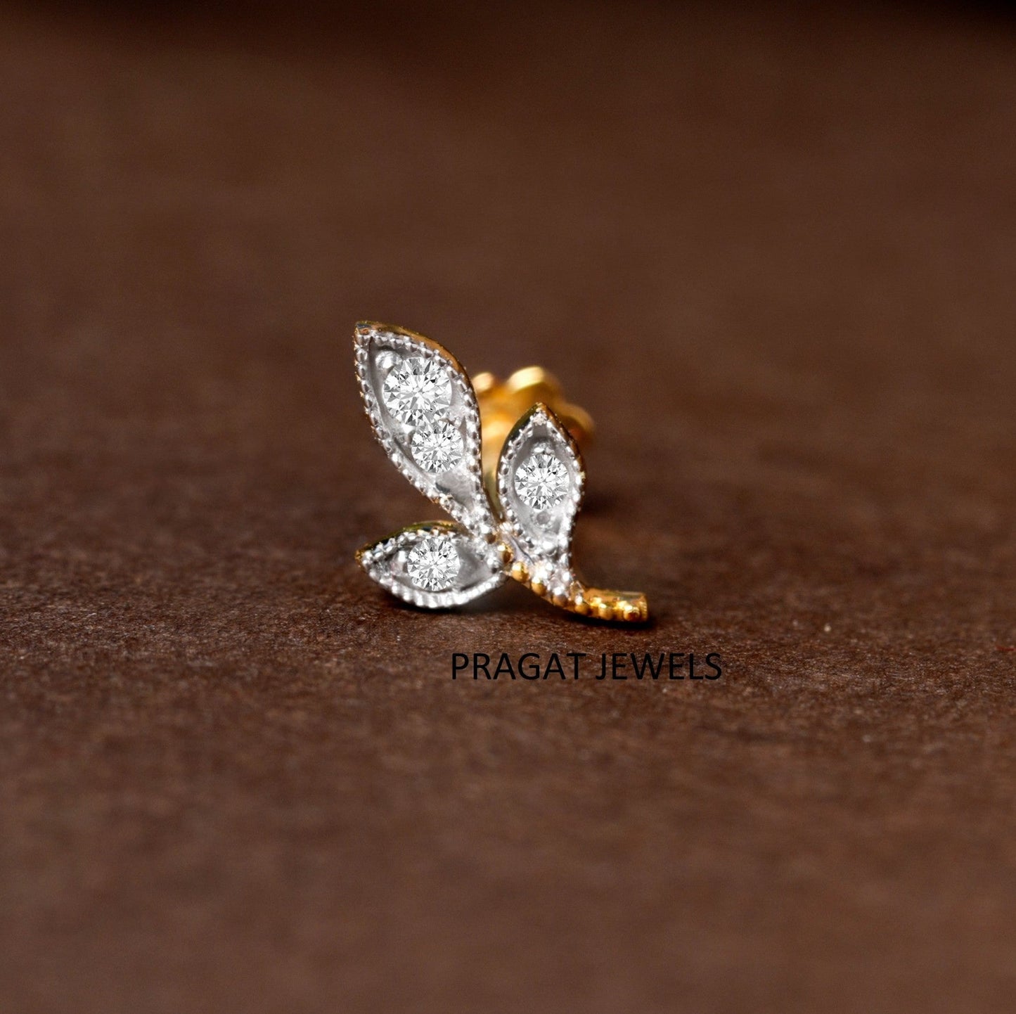 Diamond Leaf Grace Nosepin/Nature’s Glow Diamond Nosepin/NP1225