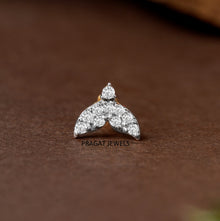 Elegant Wing Nose Pin/Graceful Twin Wing Nose Stud/NP1226