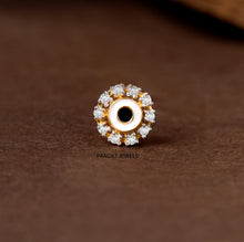 Evil Eye Nose Pin/Sparkling Evil Eye Nose Stud/
