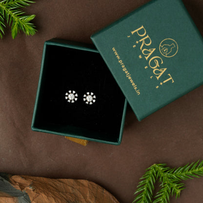 Golden Blossom Diamond Nosepin/Floral Spark Gold Nose/Floral Spark Gold Nose Stud/NP0717