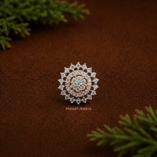 Medium size Cluster Nosepin A precious Gift for The Percious One.NP0588
