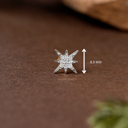 Starlight Spark Diamond Nosepin/Twinkling Star Diamond Nosepin/NP1239