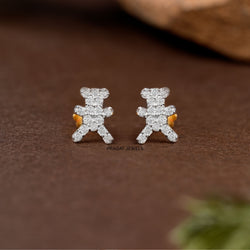 Teddy Bear Earrings ,  Baby Earring Multiple Earrings  ,Everyday Usable Earrings NP1228