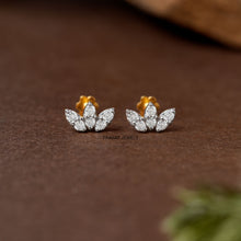 Solid  Stud - Flower Stud Earring - Minimalist stud earrings - Solid Earring NP1218