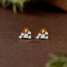 Curved Stud Earrings | Minimalist Dainty Jewelry | Modern Everyday Studs NP1249