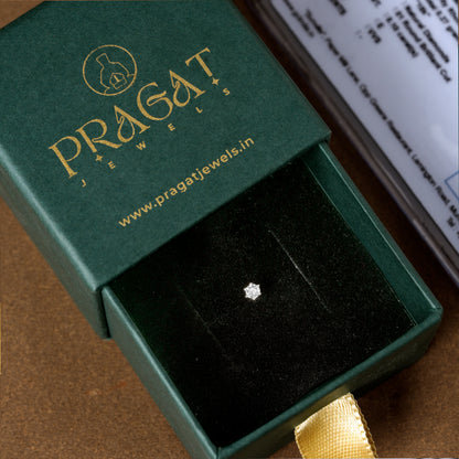 Gold Single Diamond Nosepin/Nosestud/Andi Elegant Nose Jewelry for Women Gift For The Real Diamond Nosestud ,