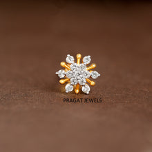Solid  Nose Stud  Flower Nosepin Flower Nose Stud