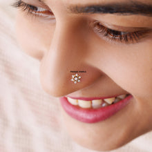 Floral Stud Design | Elegant Nose Jewelry for Women NP0773
