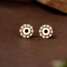 Eternal Halo Studs/Classic Circle Earrings/Radiant Halo Stud/NP1232