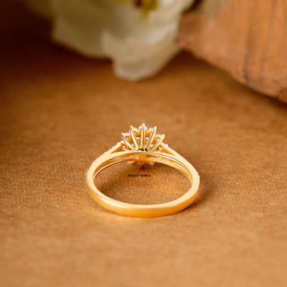 Flower Diamond Ring - PRAGAT JEWELS