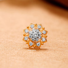 TradItlonal Impon Stud Nosepin Brilliant Cut,Handcrafted With Love.NP1069