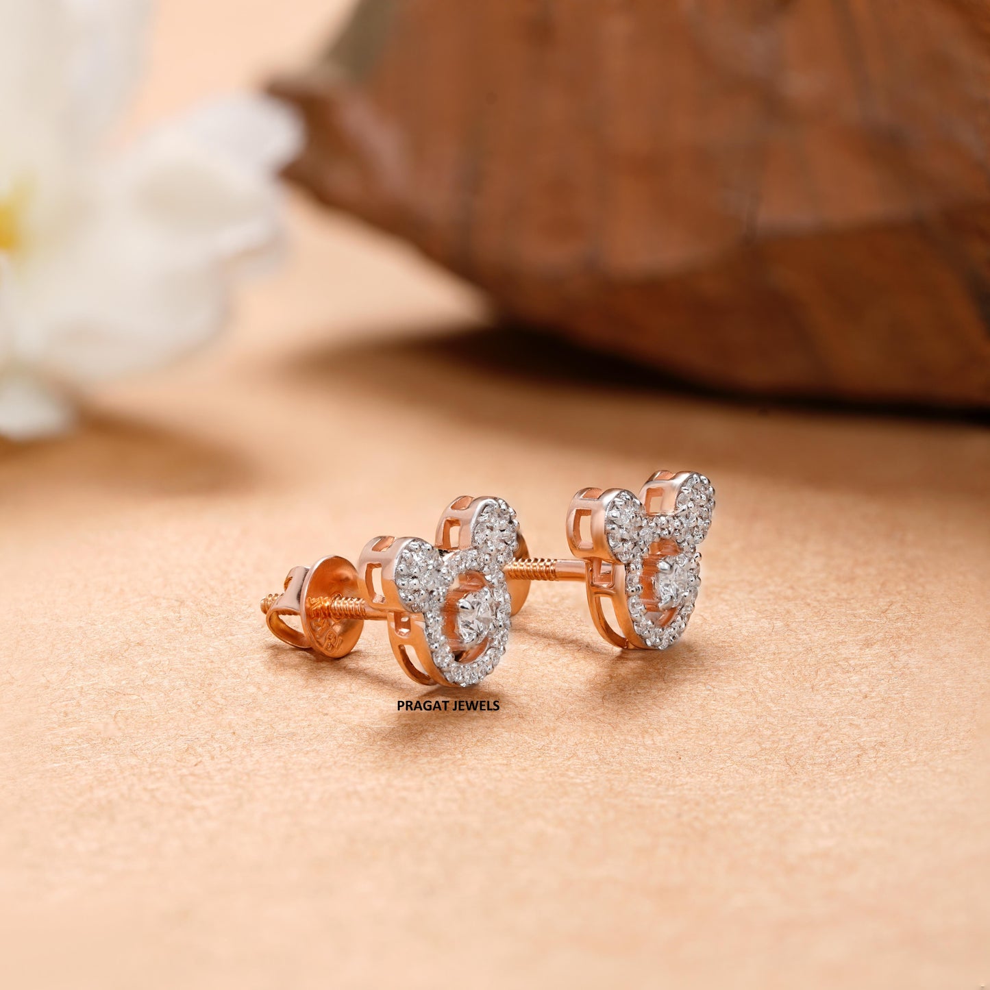 Rose Gold Earrings  Rose Gold Earrings Rose Gold Wedding Earrings Rose Gold Bridal Jewelry Rose Gold Bridesmaid Jewelry