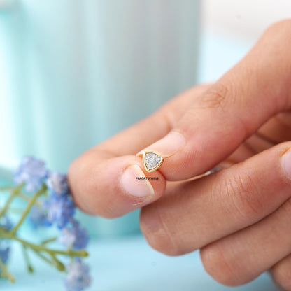 Celestial Star Nosepin ,Handcrafted Just for The star Of Your Life. - PRAGAT JEWELS